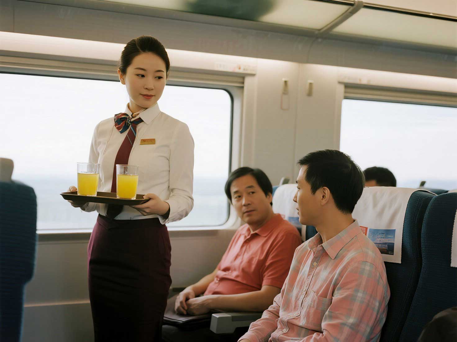 高铁中的灵霁饮品机